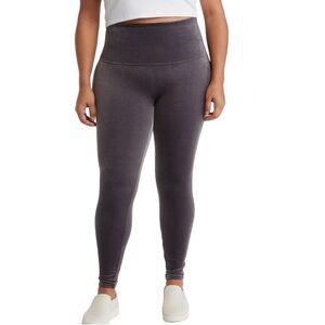 SPANX Silver Chrome Velvet Leggings 1X & 2X